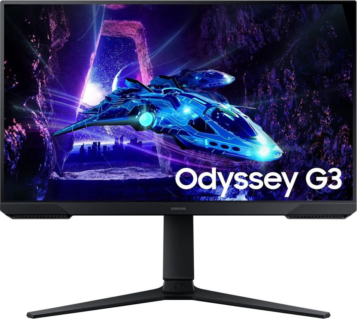 24" Монитор Samsung Odyssey G3 S24DG300EIXCI,  1920x1080,  VA,  180Гц,  1хHDMI,  1хDP,  черный [ls24dg300eixci]